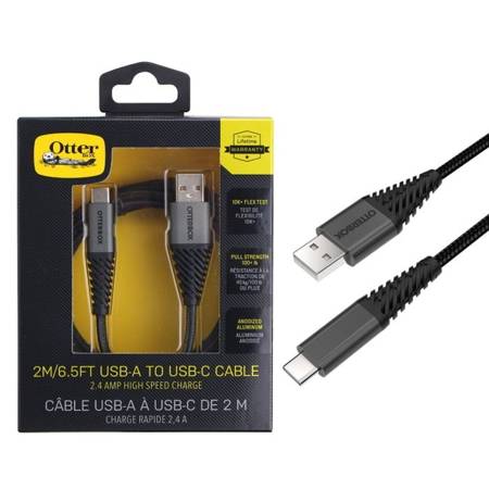 Otterbox długi kabel USB-C 2 m - czarny