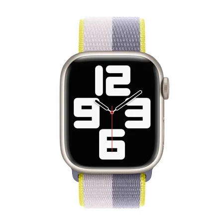 Pasek Apple Watch 38/ 40/ 41 mm Sport Loop - lawendowa szarość/ jasnoliliowy (Lavender Gray/ Light Lilac)