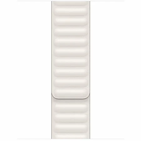 Pasek Apple Watch 38/ 40/ 41mm Leather Link M/L - kredowy (Chalk)