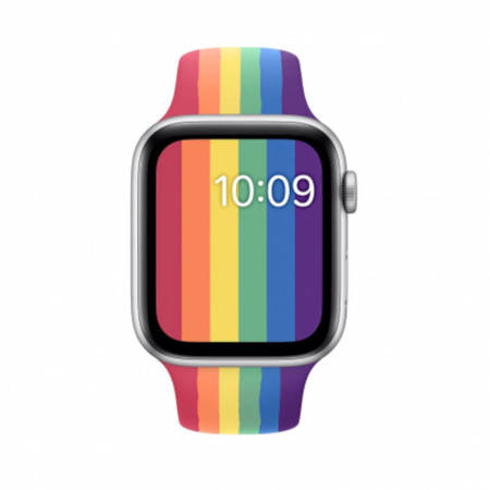 Pasek Apple Watch 38/ 40/ 41mm Sport Band - tęczowy (Pride Edition)