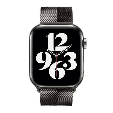 Pasek Apple Watch 38/ 40/ 41mm bransoleta Milanese Loop - grafitowy (Graphite)