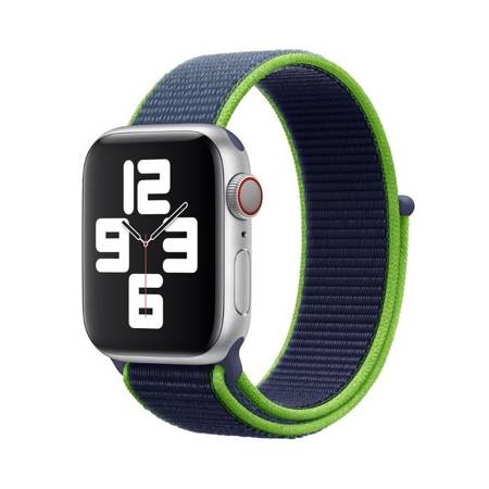 Pasek Apple Watch 38 mm/ 40 mm/ 41 mm Sport Loop - Neon Lime