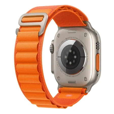 Pasek Apple Watch 42/ 44/ 45/ 49 Ultra Alpine Loop S - pomarańczowy