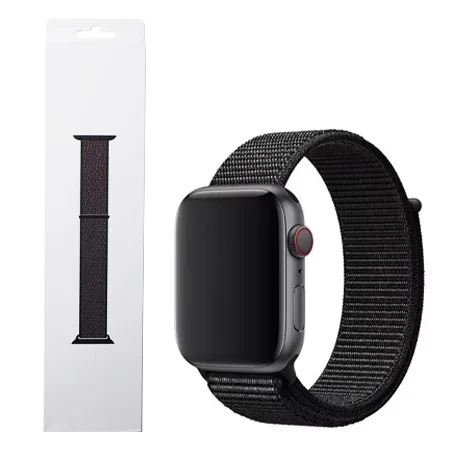 Pasek Apple Watch 42/ 44/ 45/ 49 Ultra Sport Loop - czarny