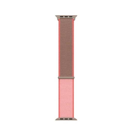 Pasek Apple Watch 42/ 44/ 45/ 49 Ultra Sport Loop - neonowy róż