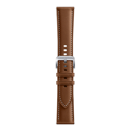 Pasek Samsung Galaxy Watch/ Galaxy Watch 3 22 mm Stitch Leather Band - brązowy