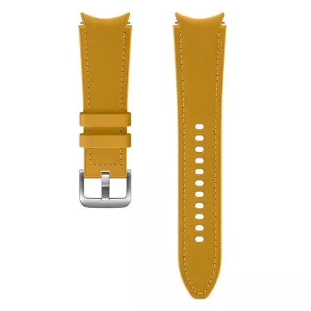 Pasek Samsung Hybrid Leather Band 20 mm M/L do Galaxy Watch 4/ Watch 4 Classic/ Watch 5/ Watch 5 Pro - musztardowy (Mustard)