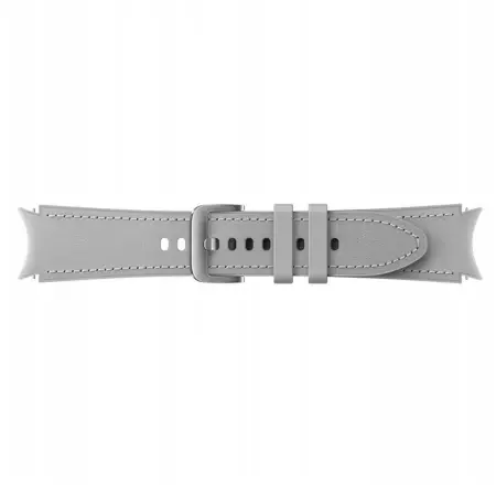Pasek Samsung Hybrid Leather Band 20 mm S/M do Galaxy Watch 4/ Watch 4 Classic/ Watch 5/ Watch 5 Pro - srebrny (Silver)