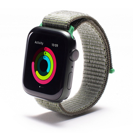 Pasek do Apple Watch 1/ 2/ 3/ 4/ 5/ 6/ 7 Series 42/ 44/ 45/ 49mm Gear4 Sport Watch Band - zielony (Forest Green)