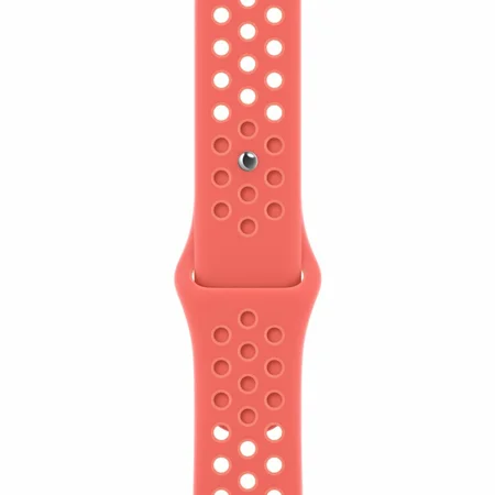 Pasek do Apple Watch  42/ 44/ 45/ 49 Ultra Nike Sport Band S/M L/M  - różowo-pomarańczowy (Magic Ember/ Crimson Bliss)