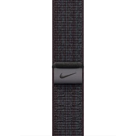 Pasek do Apple Watch  42/ 44/ 45/ 49 Ultra Nike Sport Loop - czarny/ niebieski (Black/ Blue)