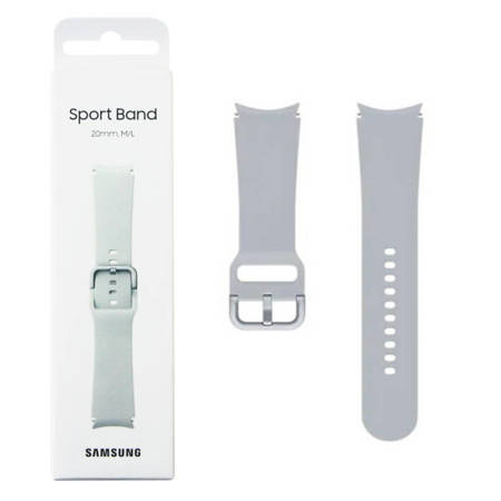 Pasek do Samsung Galaxy Watch 4/ Watch 4 Classic 20 mm Sport Band M/L - szary