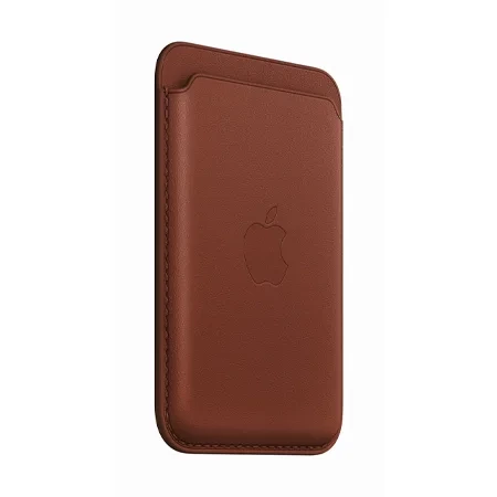 Portfel Apple Leather Wallet iPhone MagSafe FindMy - brązowy (Umber)