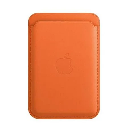 Portfel Apple Leather Wallet iPhone MagSafe FindMy - pomarańczowy (Orange)