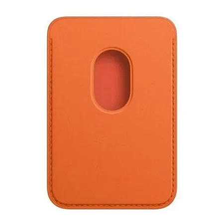 Portfel Apple Leather Wallet iPhone MagSafe FindMy - pomarańczowy (Orange)