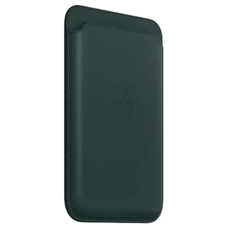 Portfel Apple Leather Wallet iPhone MagSafe FindMy - zielony (Forest Green)