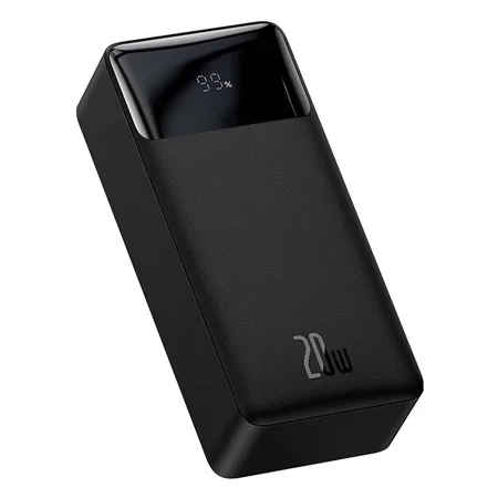 Powerbank Baseus Bipow Digital Display 30000 mAh 20W - czarny