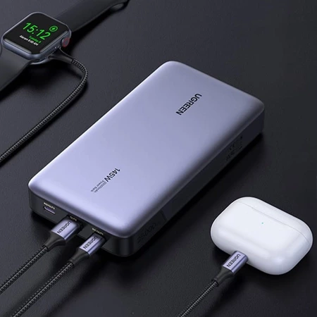 Powerbank Ugreen Fast Charging PB205 25000 mAh 145W - szary