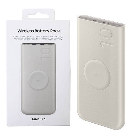 Samsung Wireless Battery Pack 10000 mAh - beige 25W