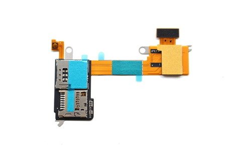 SONY Xperia M2 Aqua taśma ze złączem karty SIM i karty pamięci