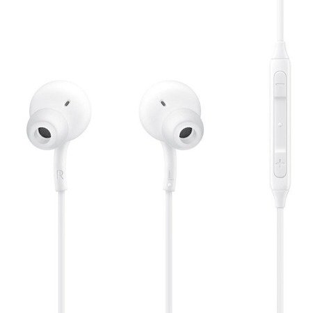 Samsung AKG słuchawki z pilotem i mikrofonem TYP-C EO-IC100 - białe