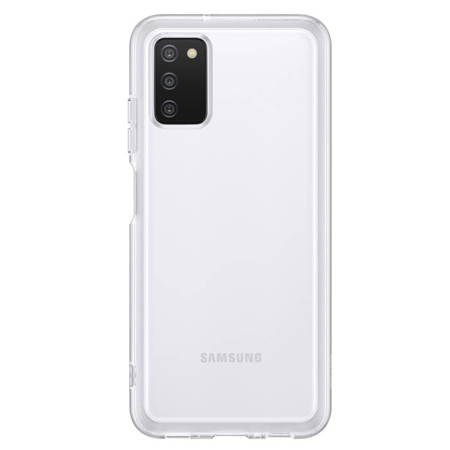 Samsung Galaxy A03s etui Soft Clear Cover EF-QA038TTEGEU - transparentne