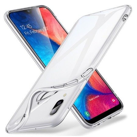 Samsung Galaxy A10 silikonowe etui Tech-Protect - transparentne