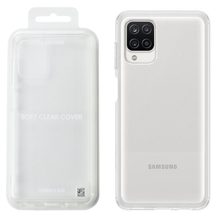 Samsung Galaxy A12 etui Soft Clear Cover EF-QA125TTEGEU - transparentne