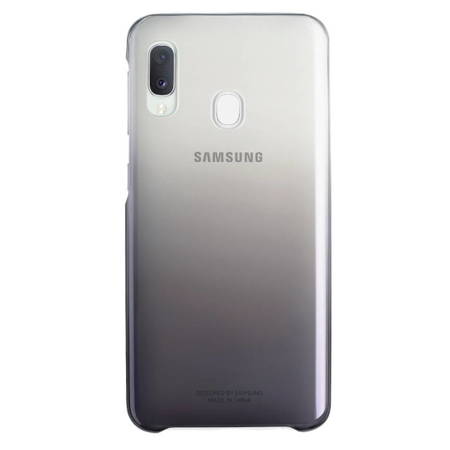 Samsung Galaxy A20E etui Gradation Cover EF-AA202CBEGWW - półprzezroczysty czarny