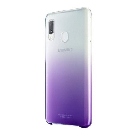 Samsung Galaxy A20E etui Gradation Cover EF-AA202CVEGWW - półprzezroczysty fioletowy