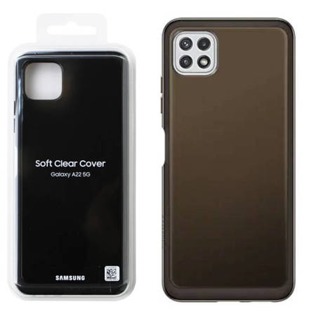 Samsung Galaxy A22 5G etui Soft Clear Cover EF-QA226TBEGEU - czarne 