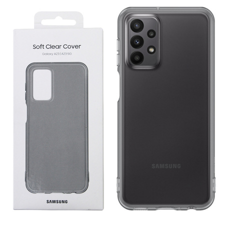 Samsung Galaxy A23/ A23 5G etui Soft Clear Cover EF-QA235TBEGWW - dymione