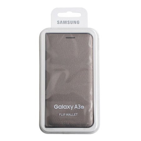 Samsung Galaxy A3 2016 etui Flip Wallet EF-WA310PFEGWW - złoty