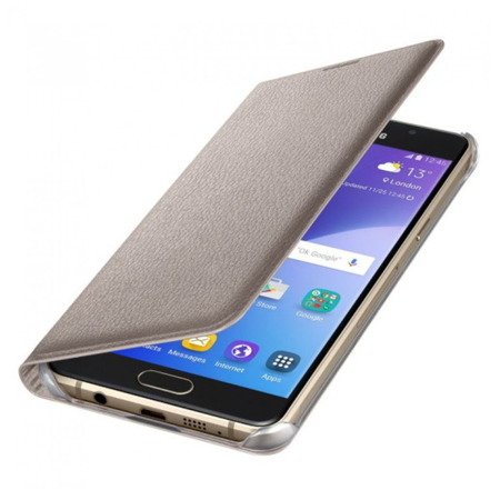 Samsung Galaxy A3 2016 etui Flip Wallet EF-WA310PFEGWW - złoty