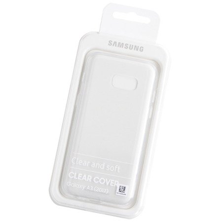 Samsung Galaxy A3 2017 etui silikonowe Clear Cover EF-QA320TT  - transparentny