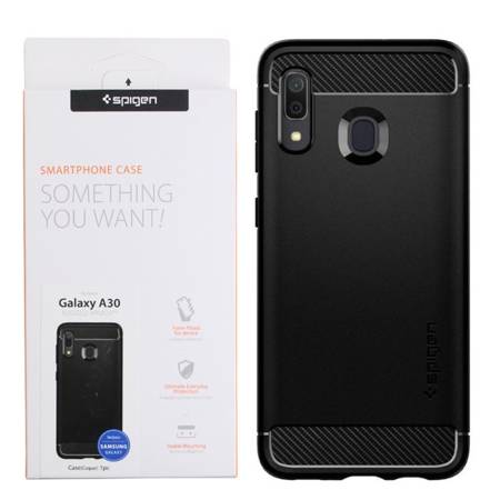 Samsung Galaxy A30 etui Spigen Rugged Armor 617CS26243 - czarne