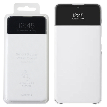 Samsung Galaxy A32 4G etui Smart S View Wallet Cover EF-EA325PWEGEE - białe