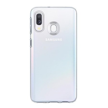 Samsung Galaxy A40 etui silikonowe Spigen Liquid Crystal 618CS26245 - transparentne