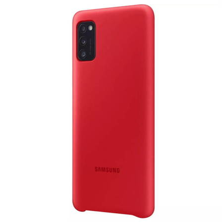 Samsung Galaxy A41 etui Silicone Cover EF-PA415TREGEU - czerwone