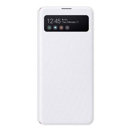 Samsung Galaxy A41 etui Smart S View Wallet Cover EF-EA415PWEGEU - białe