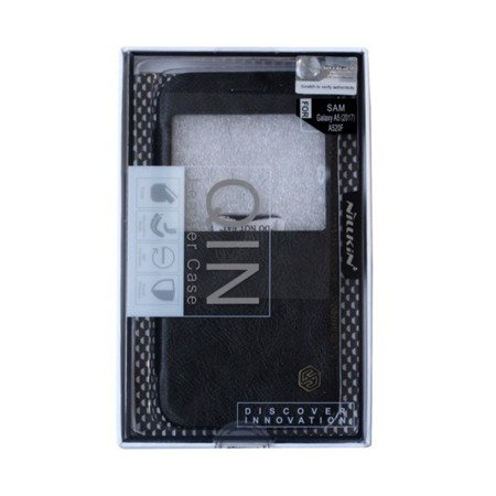 Samsung Galaxy A5 2017 etui Nillkin QIN Leather Case - czarne