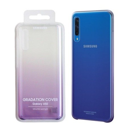 Samsung Galaxy A50 etui Gradation Cover EF-AA505CVEGWW - półprzezroczysty fioletowy