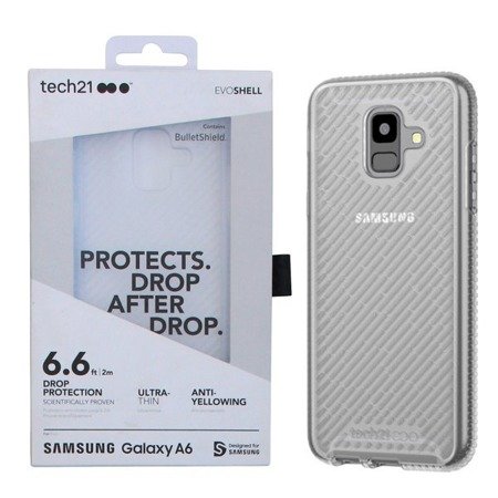 Samsung Galaxy A6 2018 etui Tech21 Evo Shell - transparentne