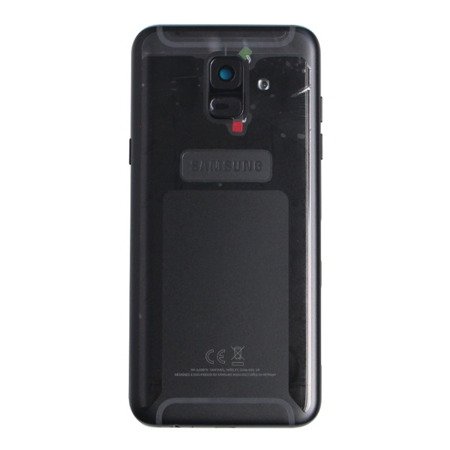 Samsung Galaxy A6 2018 obudowa tylna ze szkłem aparatu - czarna