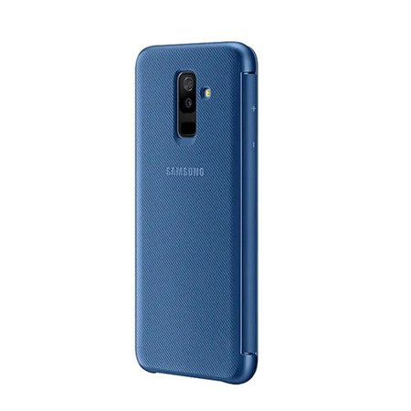 Samsung Galaxy A6 Plus 2018 etui Wallet Cover EF-WA605CLEGWW - niebieski