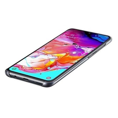 Samsung Galaxy A70 etui Gradation Cover EF-AA705CBEGWW - półprzezroczysty czarny