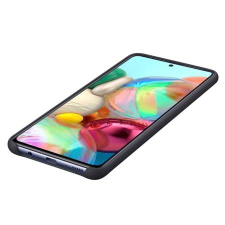 Samsung Galaxy A71 etui silikonowe EF-PA715TBEGWW - czarny