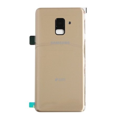 Samsung Galaxy A8 2018 Duos klapka baterii z klejem - złota