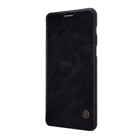 Samsung Galaxy A8 2018 etui Nillkin QIN Leather Case - czarne