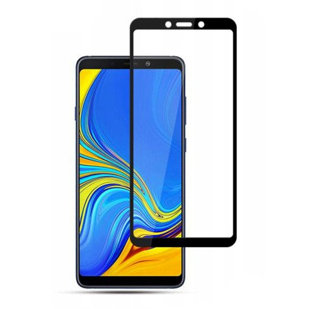 Samsung Galaxy A9 2018 szkło hartowane 5D na cały wyświetlacz - czarne